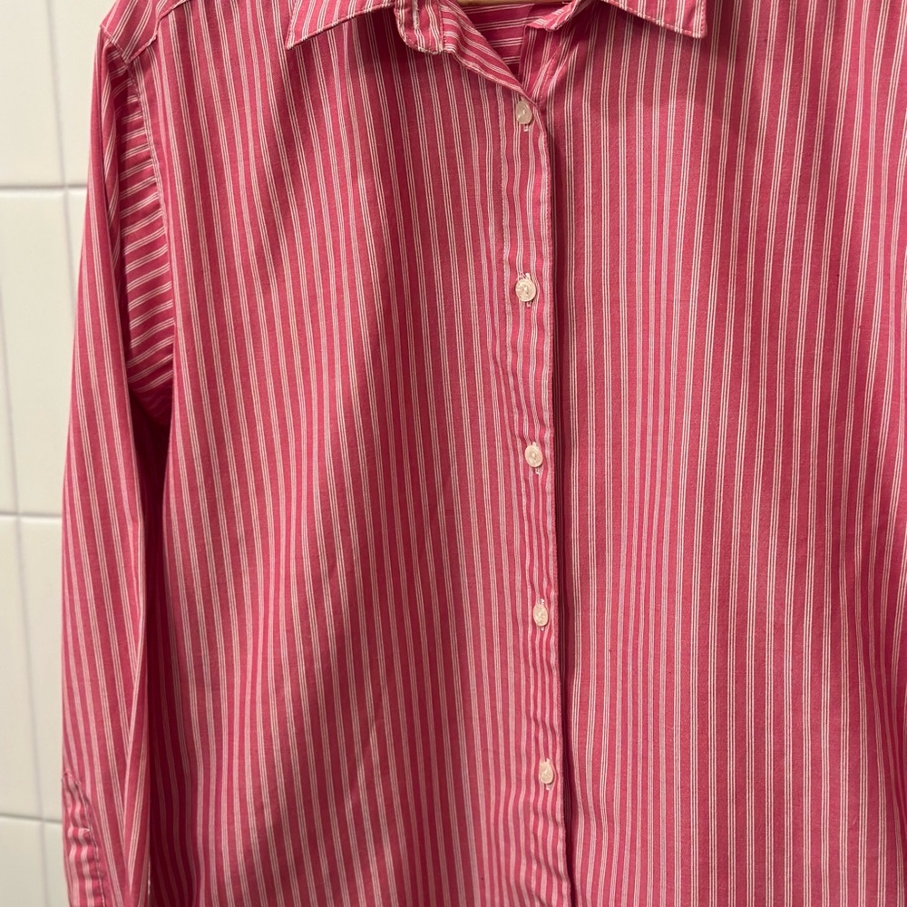 Pink Striped Button-Up Shirt - Picture 2 of 6